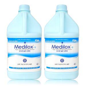 메디록스 4L x 2통/4리터 HOCI 살균 소독제 스프레이 고수준 치아염소산수 학교 유치원 사무실 방역물품