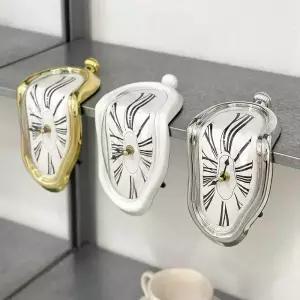 무소음 흘러내리는 달리 시계 탁상용 인테리어 3colors