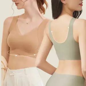 여성 사계절 속옷 브라 탑 이너웨어 속옷 일체형 심리스 잠옷 파자마 모음