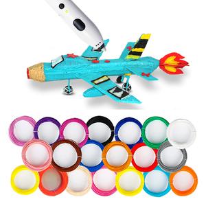 뉴 이지드로잉 저온 무선 안전 3D펜 PCL 필라멘트 30m 20가지 색상