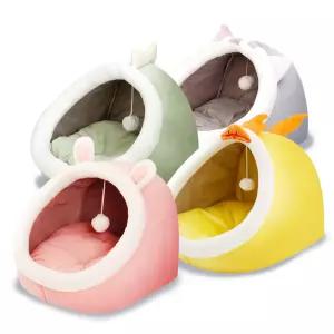 포근한 숨숨집 방석일체형 캣하우스 캣텐트 캣동굴