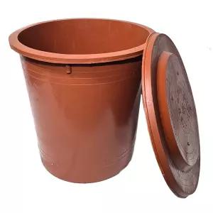 원형 고무통 다라이 1호 (25L) / 물통 원형다라이 고무대야 고무통