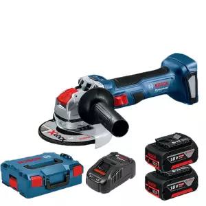 보쉬 GWX18V-7 충전그라인더 125mm X-LOCK 5.0Ah 세트