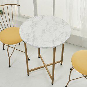 [다오름]시리아 국내산 마블원형 600 러브테이블 부부테이블