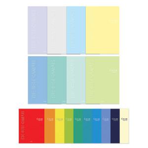 중고생 공책 노트 무제 줄노트 1200 칼라A (10권)