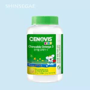 [세노비스](광주신세계)키즈 츄어블 오메가3 오렌지맛 150캡슐 1개 25일분