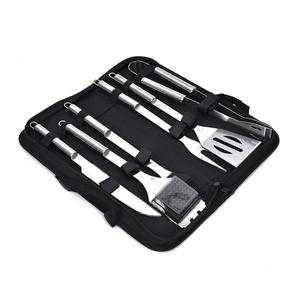 프리폼 바베큐 조리도구 세트 스텐 6P 가방포함 캠핑 취사도구 BBQ용품