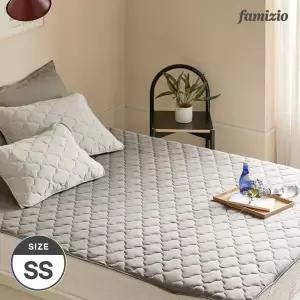 [파미지오] 사계절 누빔 양면패드 침대커버 밴드형 슈퍼싱글
