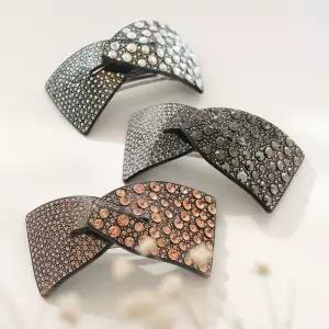 갤러리아 바이데이지 프랑스 명품 큐빅 한머리 묶음 자동 헤어핀 Bh0750