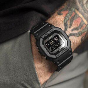 [지샥] 올블랙 메탈 블루투스 군인 전자시계