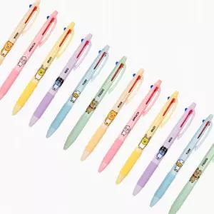 카카오프렌즈 3색 볼펜 / 10개 묶음상품 (캐릭터별6종+랜덤4종) / 라이언 어피치 무지 튜브 네오 프로도 / 카카오3색볼펜