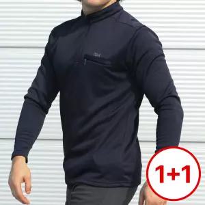 모렉스 겨울 1 + 1 남성 감성 기모 티셔츠 등산 티 작업복 상의 긴팔