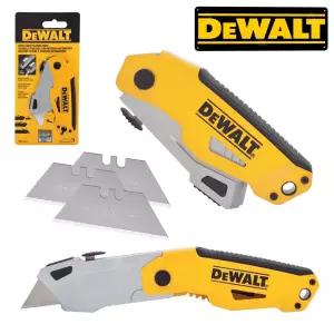 DEWALT 다용도 접이식 커터칼 (날x3개포함) 10261 오토로딩 유틸리티 작업용칼