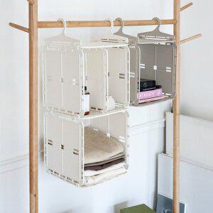 [리빙숲]온도 행잉 행거 옷장정리 옷정리 트레이 드레스룸 행거