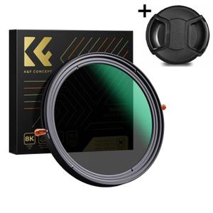K&F Concept 82mm NANO-X 가변 ND2-32+CPL _2-in-1 필터 (캡포함) _ Fader ND2-ND32+CPL Filter +Cap