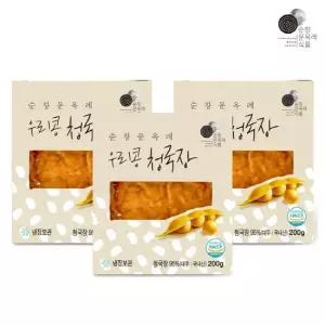 [시즌특가]순창문옥례 명인 우리콩 청국장 200gx3개