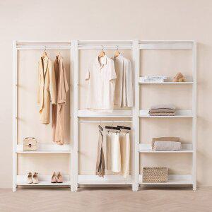 [삼익가구]SAMICK크림 드레스룸 2400 세트(A타입)