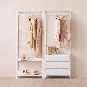 [삼익가구]SAMICK크림 드레스룸 1600 세트(C타입)