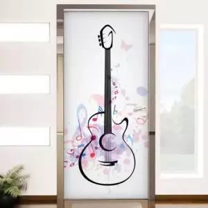 아트박스/꾸밈 tl741-음표와기타_현관문시트지