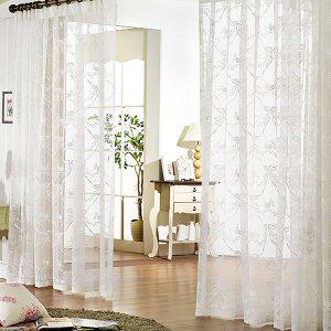 [더크린]본타 레이스 커튼 화이트 210x230 2장 국내생산 암막