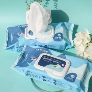 쉼표리빙 자스민향 물걸레청소포 30매X10팩(300매) 대형 바닥 거실청소 밀대걸레 호환