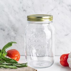 [보르미올리로코] 콰트로 보관 유리밀폐용기 1000ml