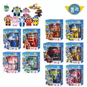 변신로봇 10종 변신로보트/폴리/로이/엠버/헬리/마크/버키/포처/드로니/샌디