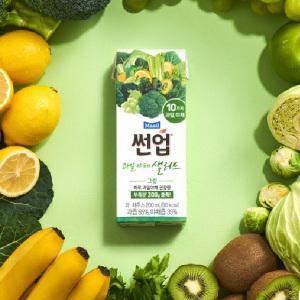 [매일유업] 썬업 과일야채샐러드 그린 200ml 24팩