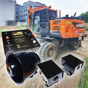 소리윤 말하는 후방 경보기 굴삭기 지게차 중장비 위험경보기 음성 멀티감지기 카고트럭 포크레인 ai