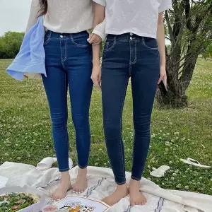 [핫핑](센텀시티점)[뱃살커버/쫀쫀/슬림핏보장] 메르디 하이웨스트 밴딩스판스키니청바지 H_PT8181