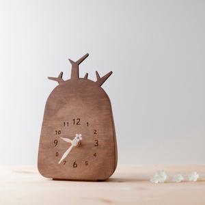 Banana 바오밥나무 무소음 인테리어 탁상. 벽 겸용 시계