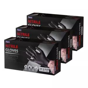 [연말깜짝행사]테이팩스 블랙 니트릴장갑 100매입 사이즈선택 일회용 요리 주방