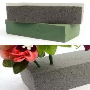 잘라쓰는 꽃꽂이오아시스 1p 생화플로랄폼 조화꽃블럭 꽃고정스펀지 장식 테이블데코 직사각