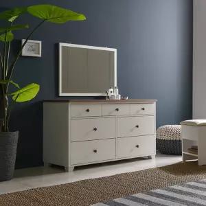 장인가구 뉴 로망스 와이드 서랍 화장대(스툴포함)