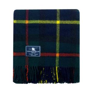 영국산 타탄체크 울 어깨숄 75x183cm 헌팅 맥로이드 / 울숄 양모숄 사각숄