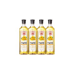 카놀라유 해표카놀라유 900ml 4개