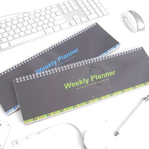 투영 데스크 롱 위클리 플래너 스케줄러 일정관리 일주일 계획 주간 플랜 회사원 학생 학교 학원 단체 선물