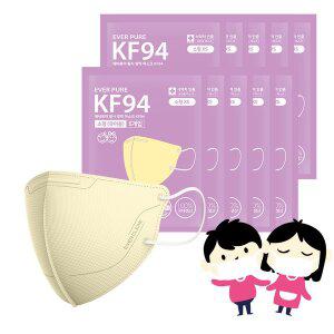 [리벤스] 에버퓨어 새부리형 황사방역마스크(KF94)(베이지/초소형) 50입