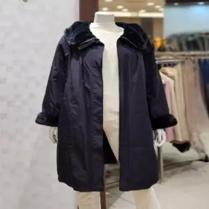 [벨라디터치] V1C4SP31 밍크&위즐 트리밍 퍼코트