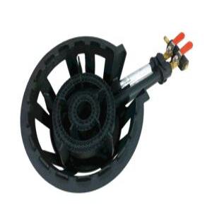 업소용 2구 쌍관 LNG 가스버너 주물 쌍관 버너 세트