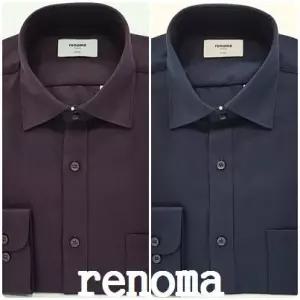 [레노마]일반핏/긴소매/헤링본 솔리드 기모 남방/옴므 도톰한 겨울 셔츠 RNWSG0900 -G_US