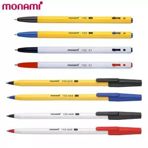 모나미 153 볼펜 굵기 1.0mm 0.7mm 검정 파랑 빨강 낱개