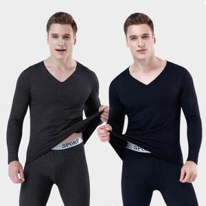 [셀러허브]남성 브이넥 기모내의 상하의세트 (S9174437)