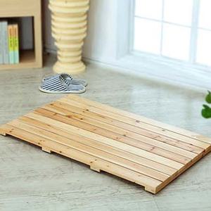 화장실 욕실 바닥 편백나무 발판 깔판 건식 나무 받침대 대형 105X53CM