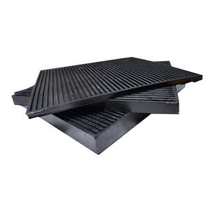 디와이호스 방진용 골 고무판패드 미끄럼 충격흡수 소음 스크레치방지 완충 진동방지 골판패드 300x300X50T