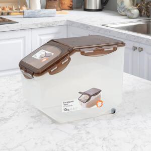II 락앤락 쌀통 10kg 브라운 ( 쌀보관통 쌀통 잡곡통 밀폐용기 보관