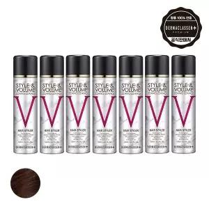 더마클라센 스타일앤 볼륨짱짱 흑채 스프레이 자연갈색 120ml x7