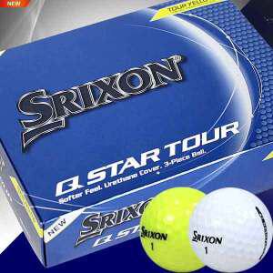 [던롭][스릭슨] Q-STAR 투어 골프볼(3피스)(옐로우)