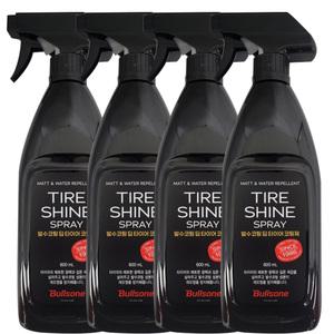 불스원 발수코팅 딥 타이어 코팅제 600ml 4개
