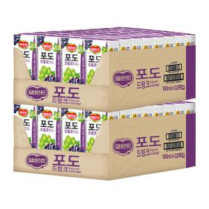 롯데 델몬트 드링크팩 포도 190mlx32팩+32팩(64팩)